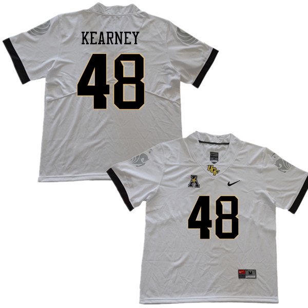 Men #48 Aundre Kearney UCF Knights College Football Jerseys Sale-White - Click Image to Close